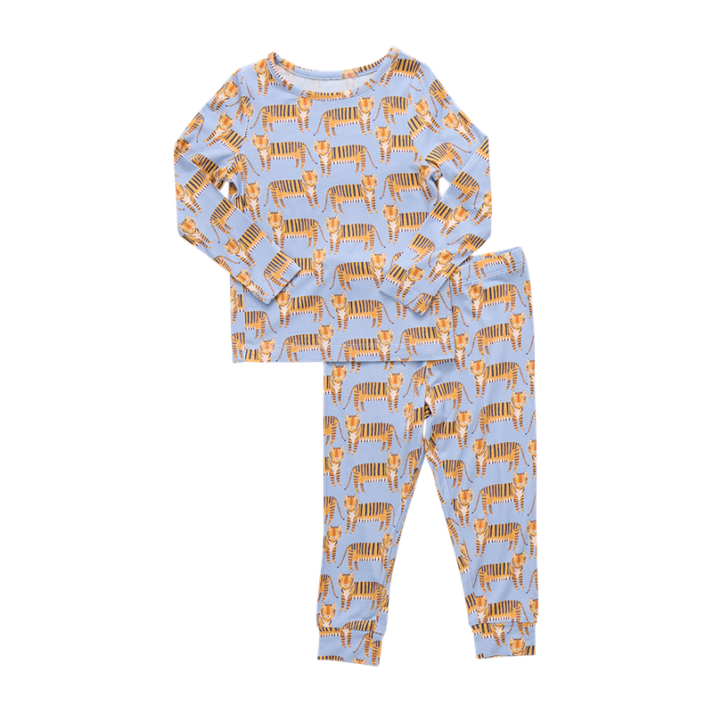 Kids Bamboo PJ Set - Tigers