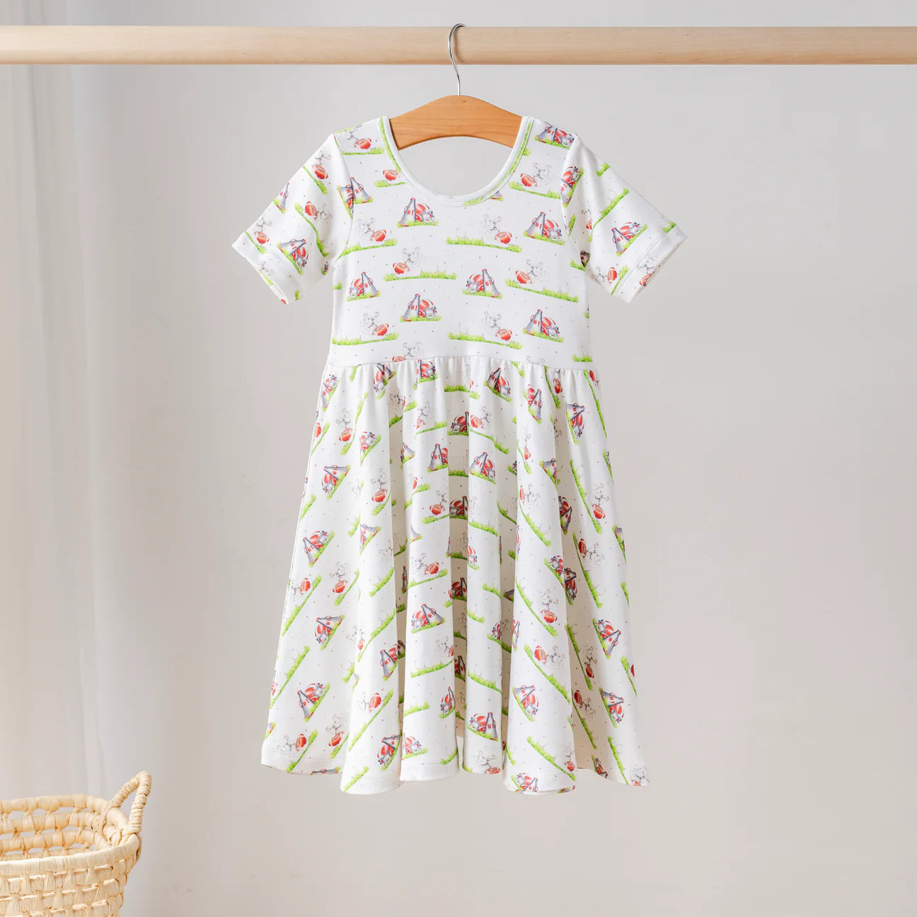 Mascot Mania in Georgia Organic Cotton Twirl Dress