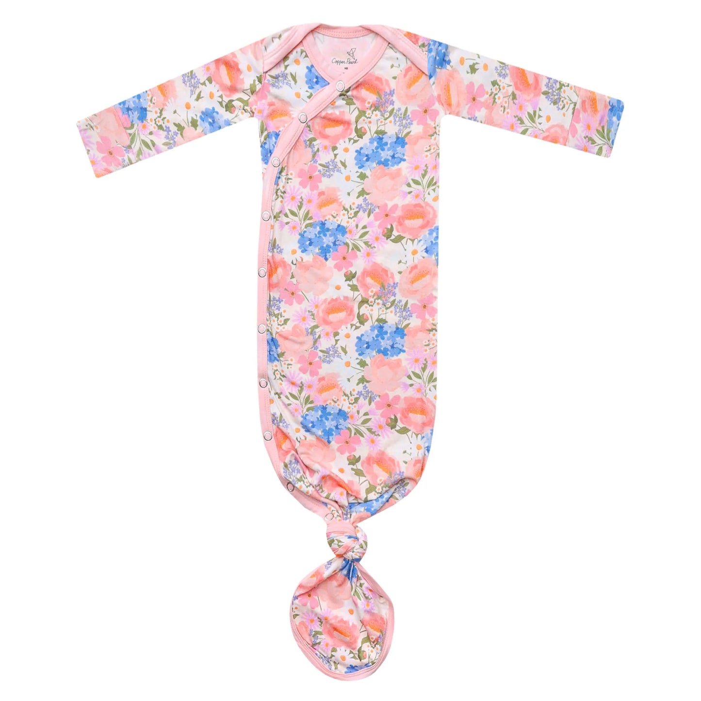 Penelope Bamboo Newborn Knotted Gown