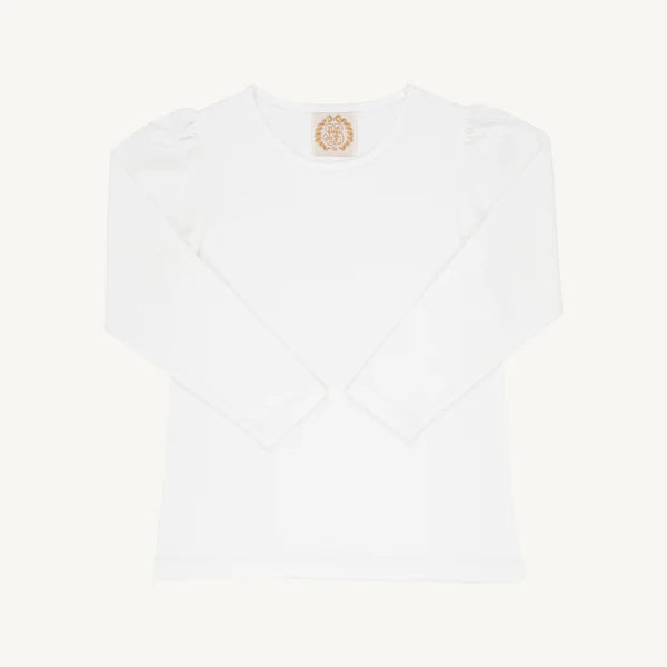 The Beaufort Bonnet Company - Long Sleeve Penny's Play Shirt & Onesie Worth Avenue White