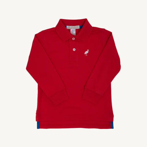 Richmond Red Prim and Proper Polo LS