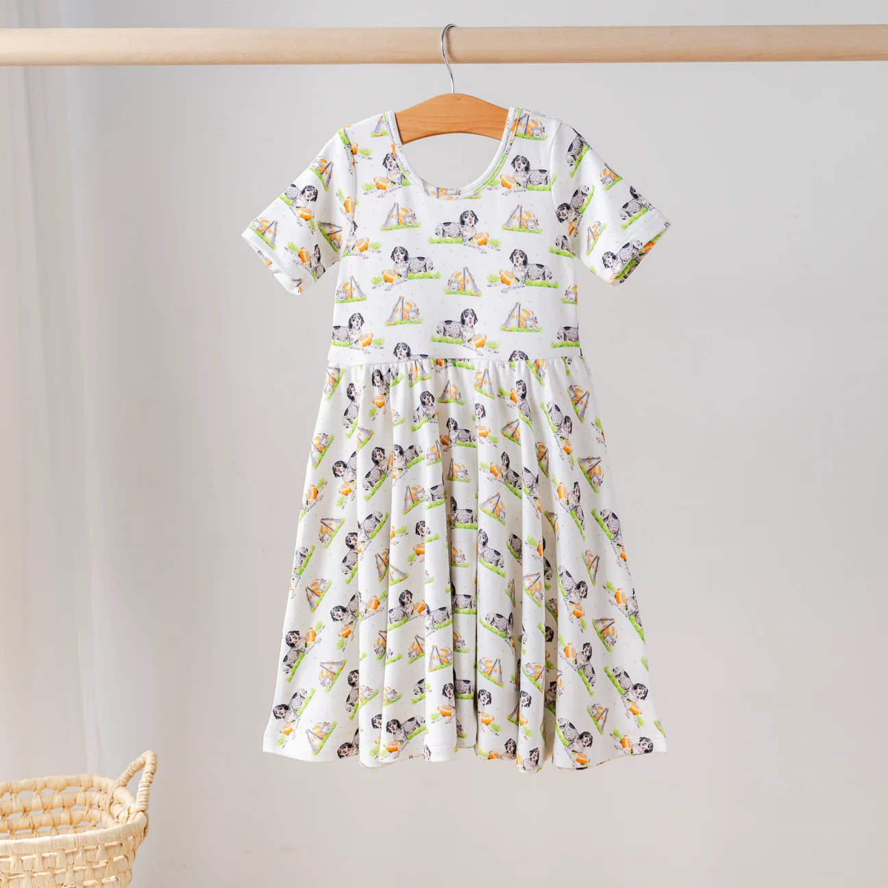 Mascot Mania in Tennessee Organic Cotton Twirl Dress