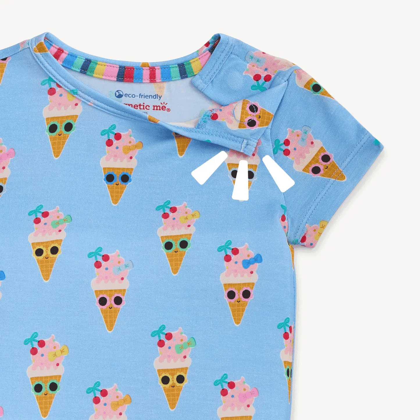 Magnetic Me Melt Gala Modal Magnetic PJ Set featuring a comfortable, soft pajama top and bottom in a stylish design.