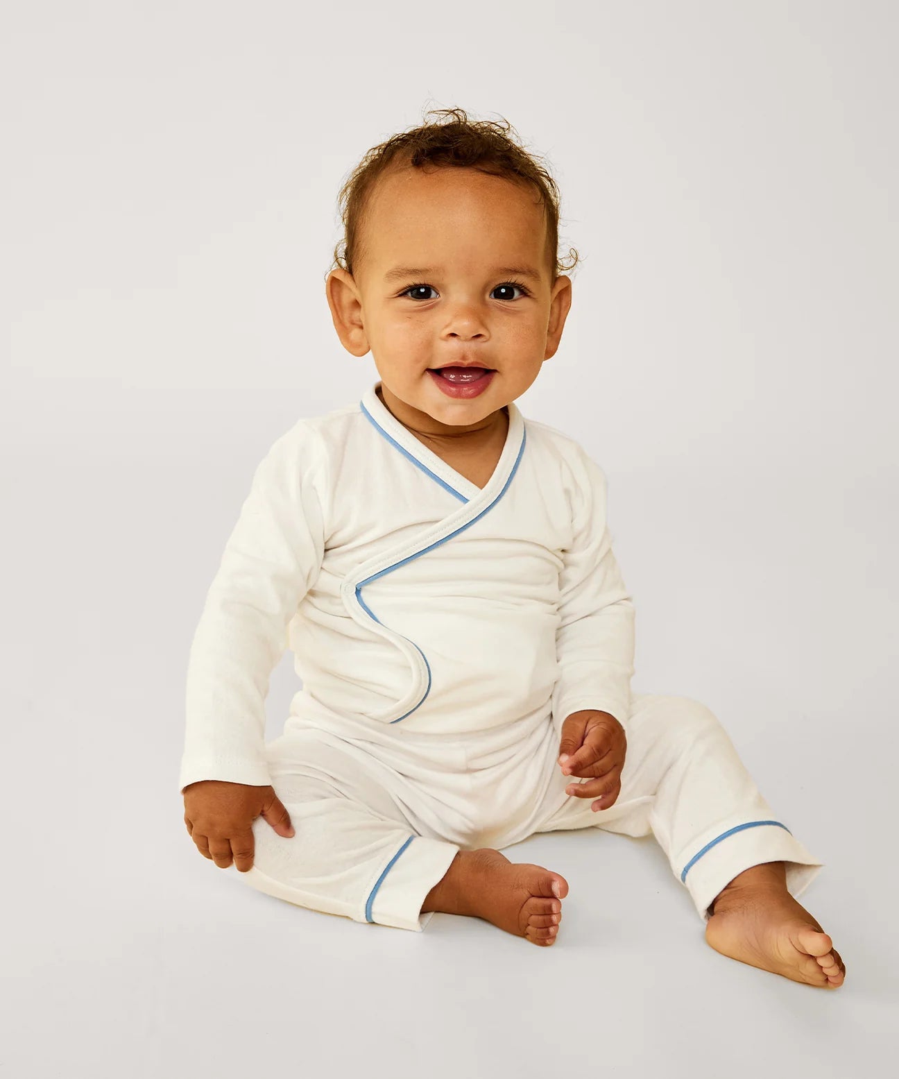 Blue Piping Andy Baby Legging