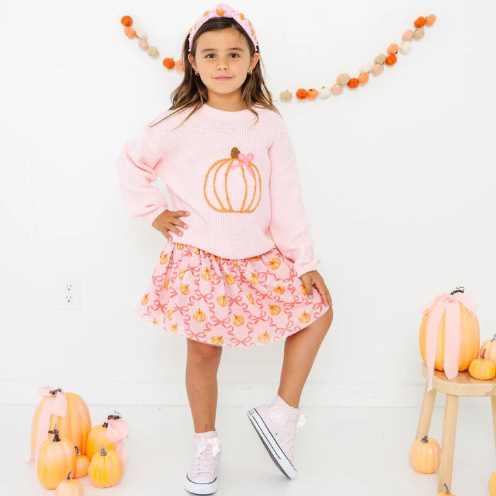 Sweet Wink - Pumpkin Trellis Tutu