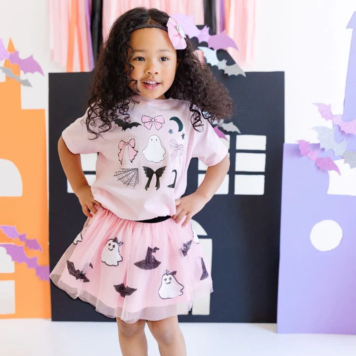 Sweet Wink - Spooky Coquette Halloween Short Sleeve T-Shirt - Ballet