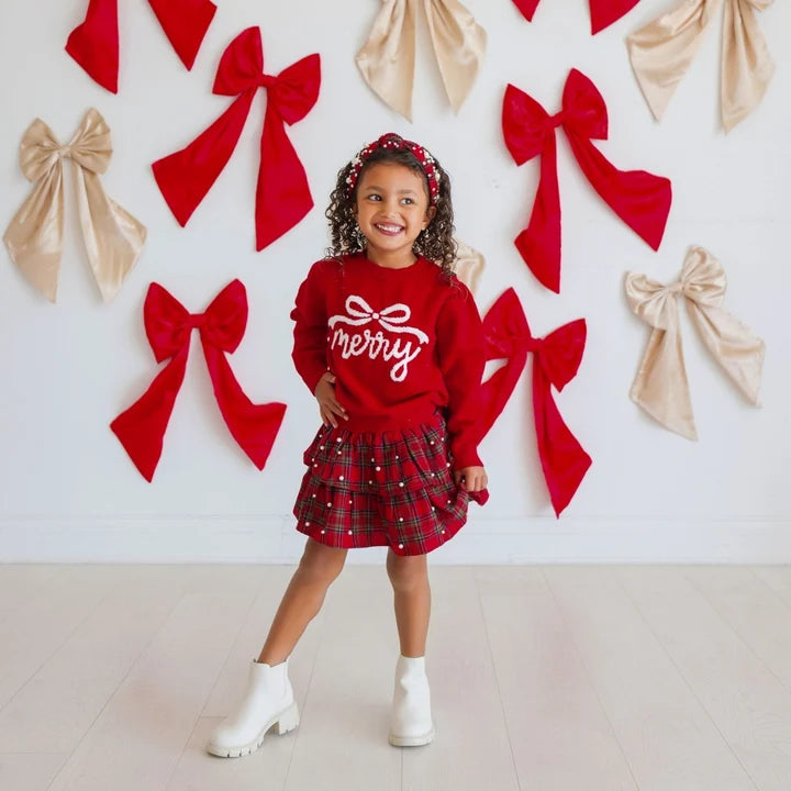 Merry Bow Christmas Sweater