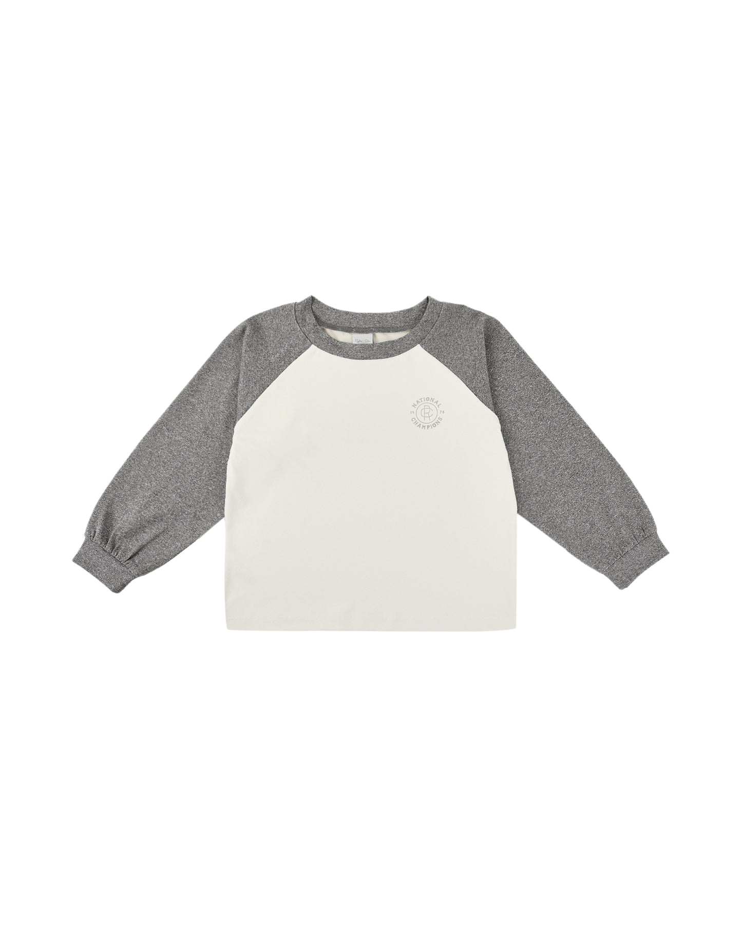 Rylee & Cru - Heathered Grey Raglantee