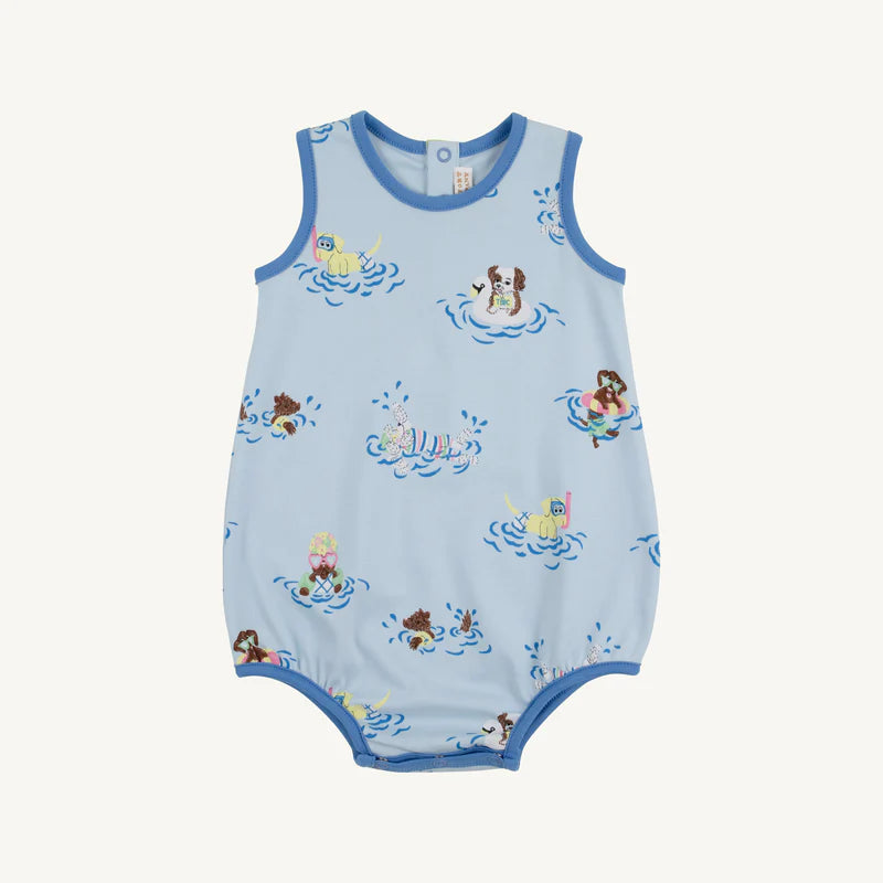 The Beaufort Bonnet Company - Doggy Paddle Sunrise Blvd Blue Patton Play Bubble