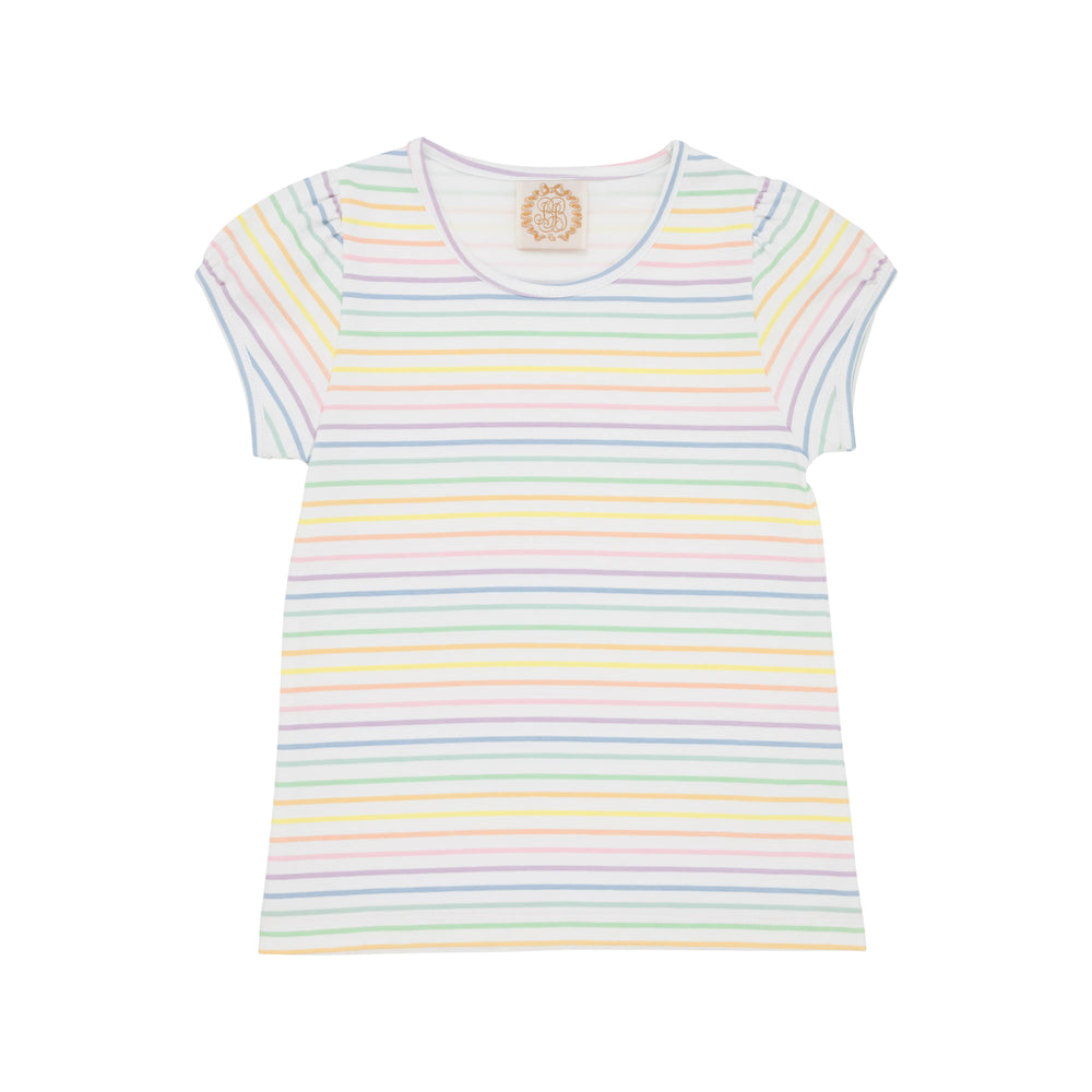 The Beaufort Bonnet Company - Rainbow Rollerskate Stripe Penny's Play Shirt