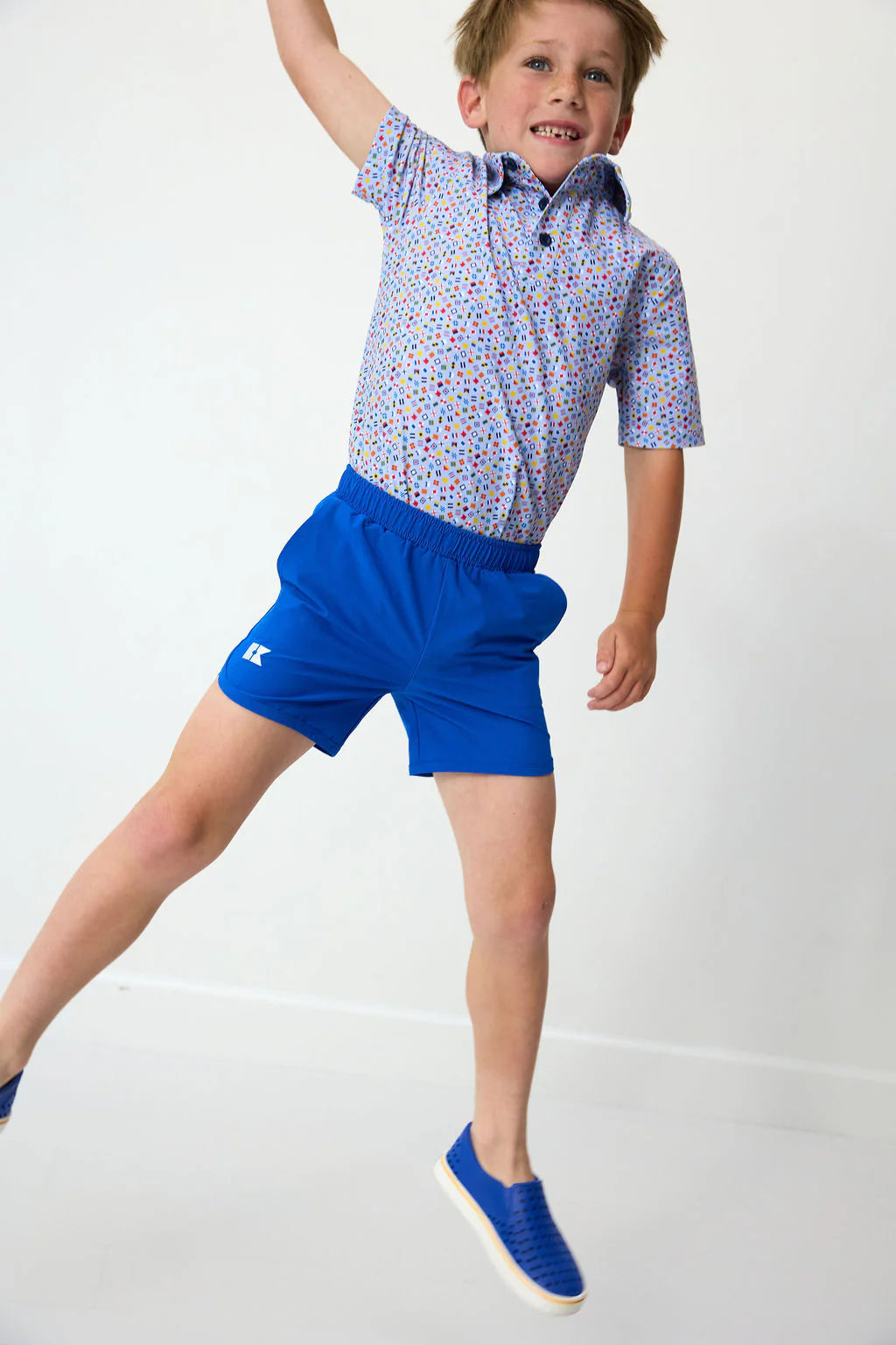 Courtside Kids - Royal Blue Super Short