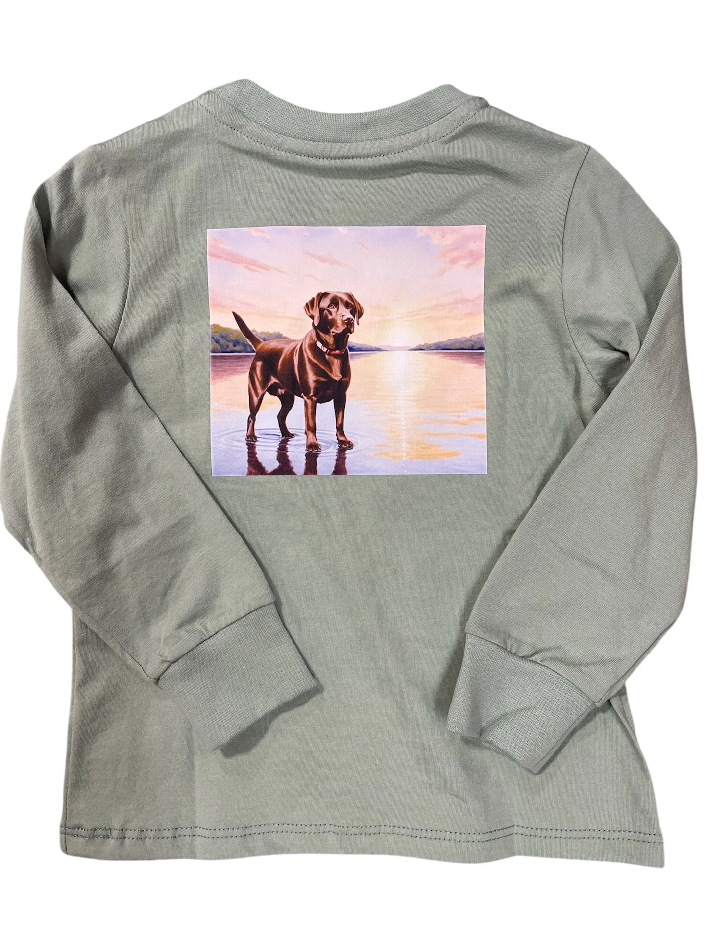 Asher Pima Cotton Sage Dog Tee