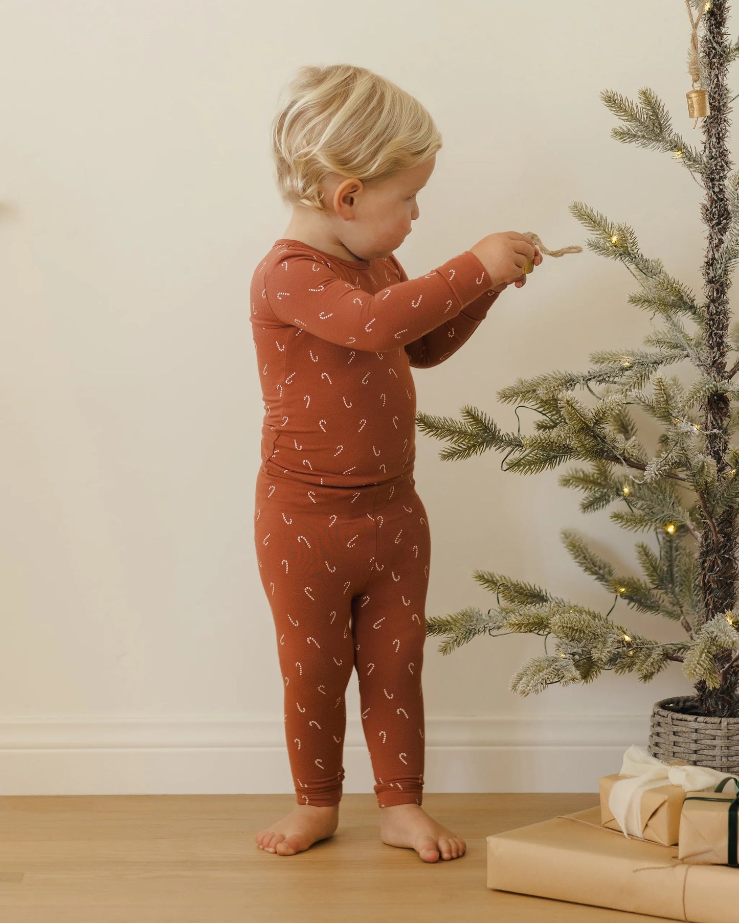 Candy Canes Bamboo Pajama Set