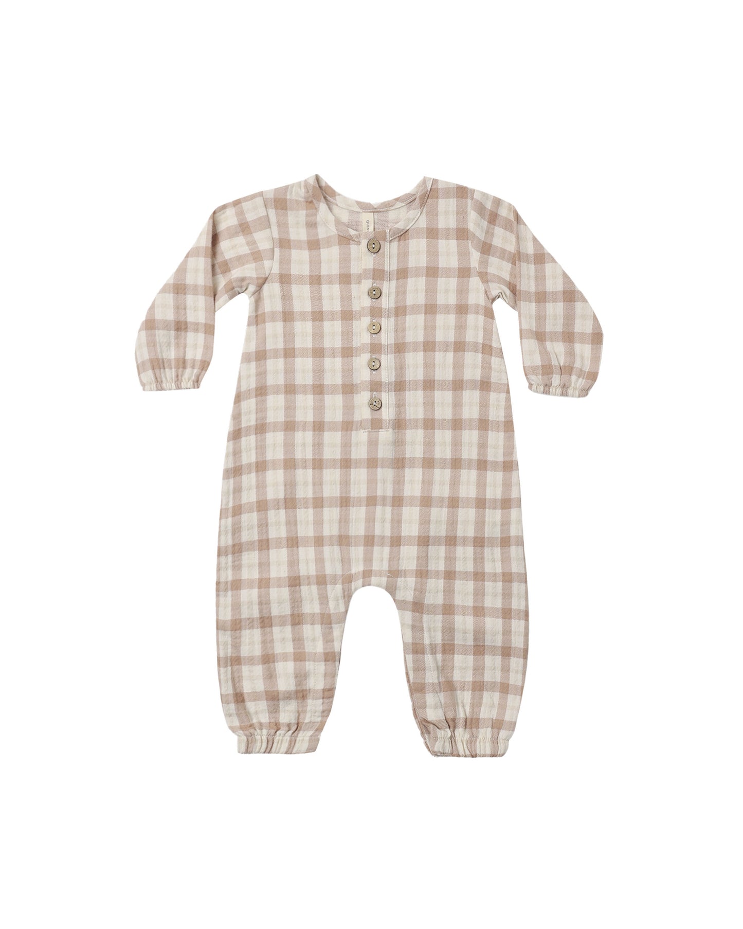 Rustic Plaid Woven Jumpsuit