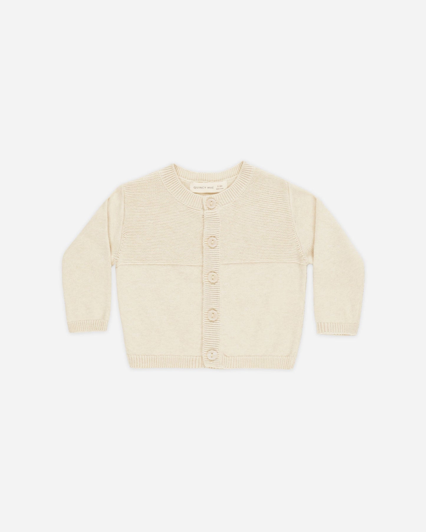 Heathered Natural Knit Cardigan