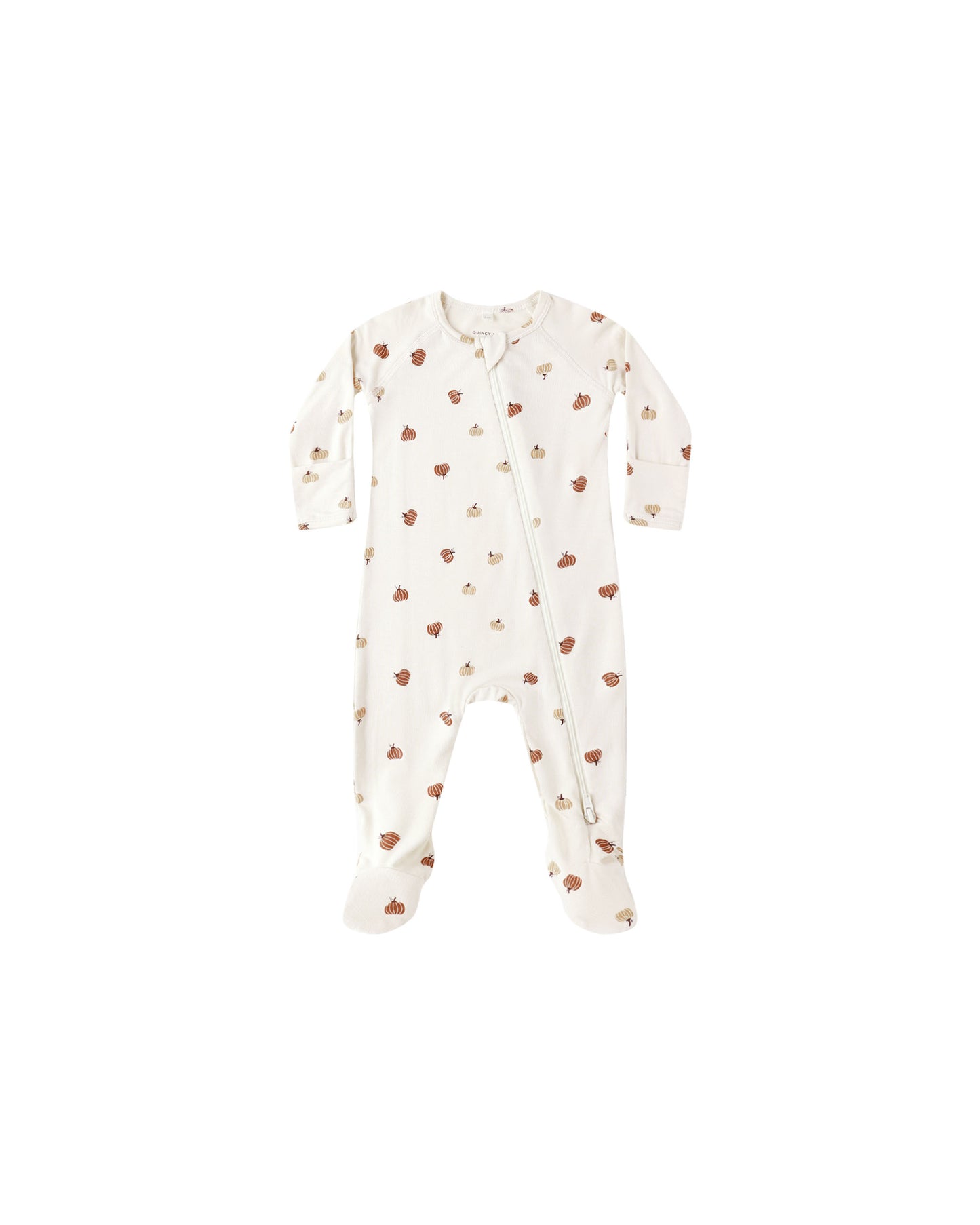 Pumpkins Bamboo Zip Footie