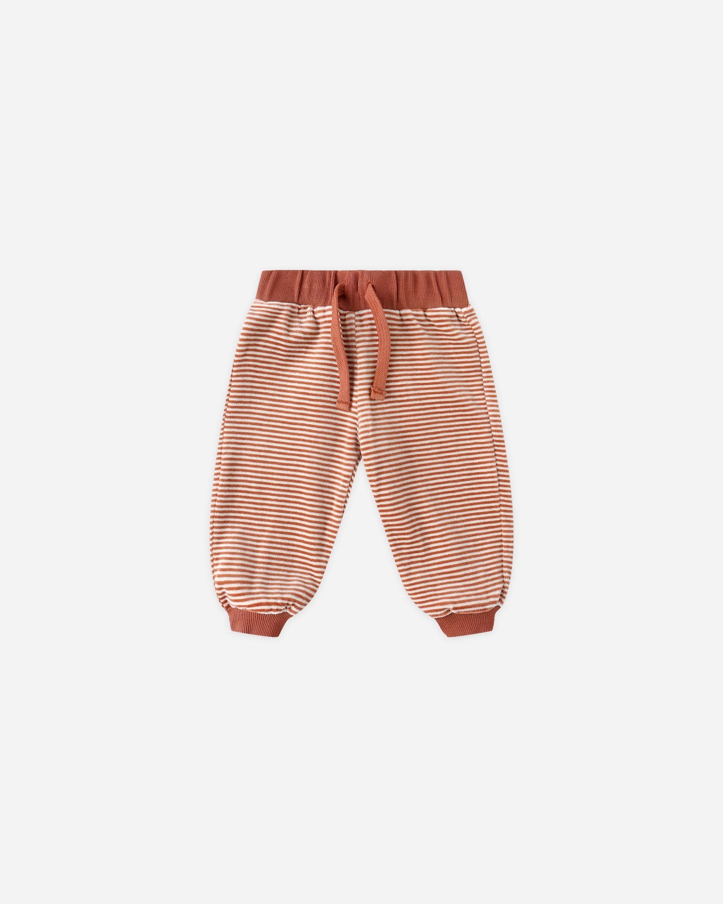 Candy Stripe Velour Relaxed Sweatpant