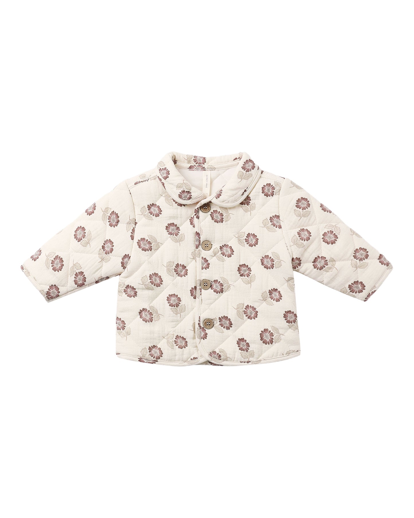 Fall Floral Quilted Jacket
