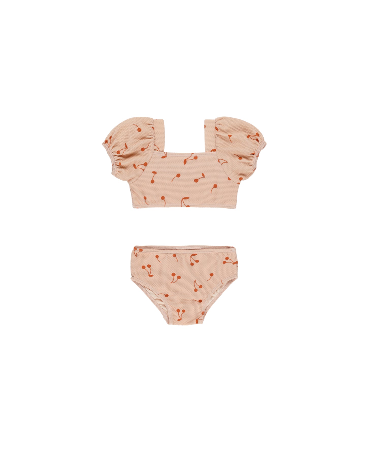 Quincy Mae - Cherries Zippy Two Piece Swimsuit