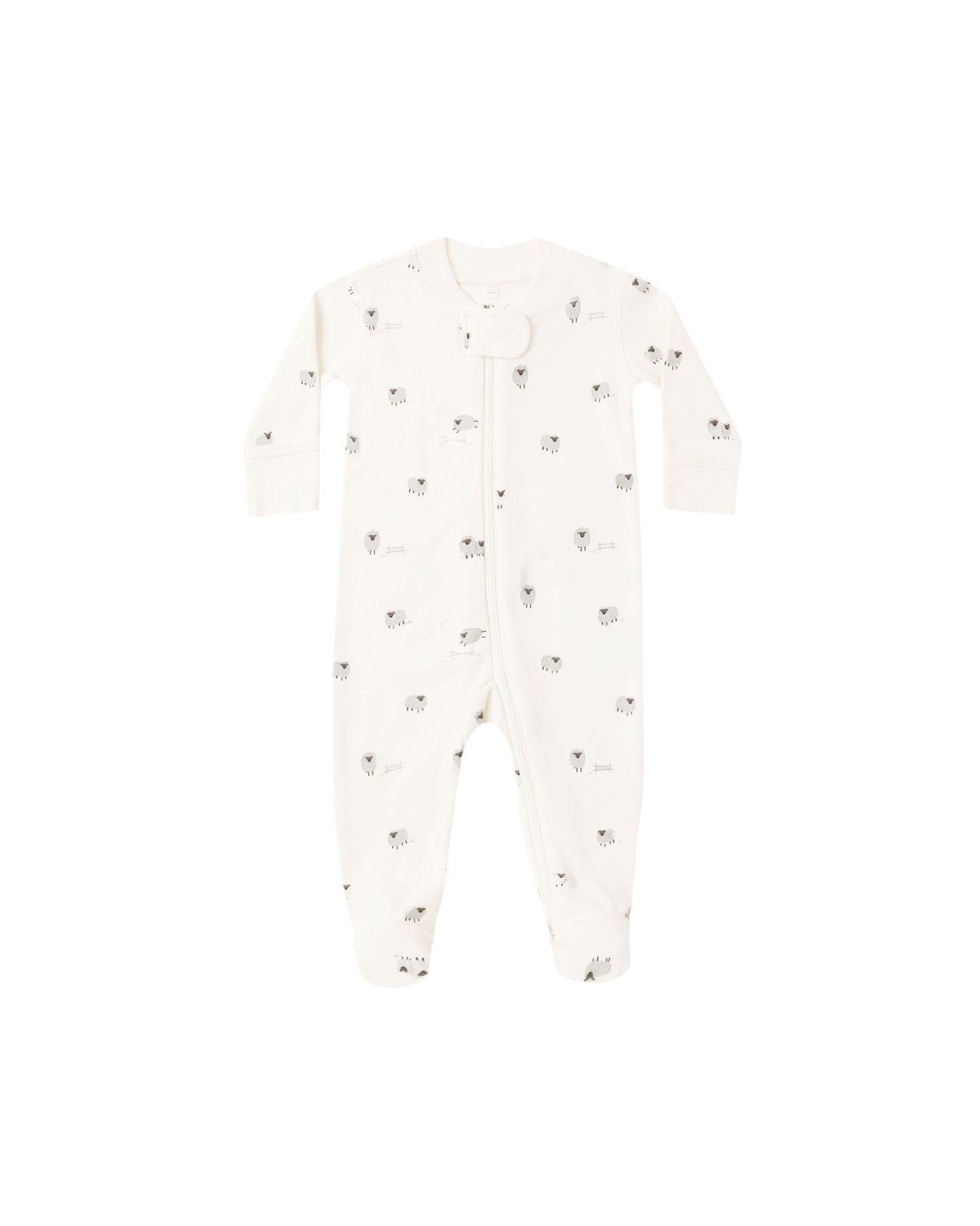 Sheep Zip Long Sleeve Sleeper Footie