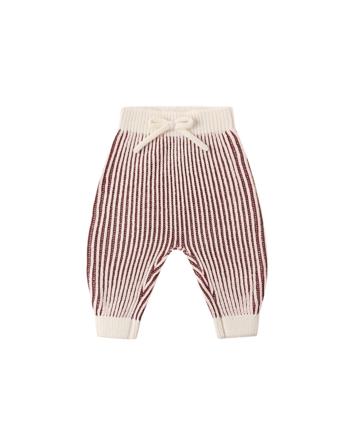 Black Cherry Stripe Chunky Knit Pant