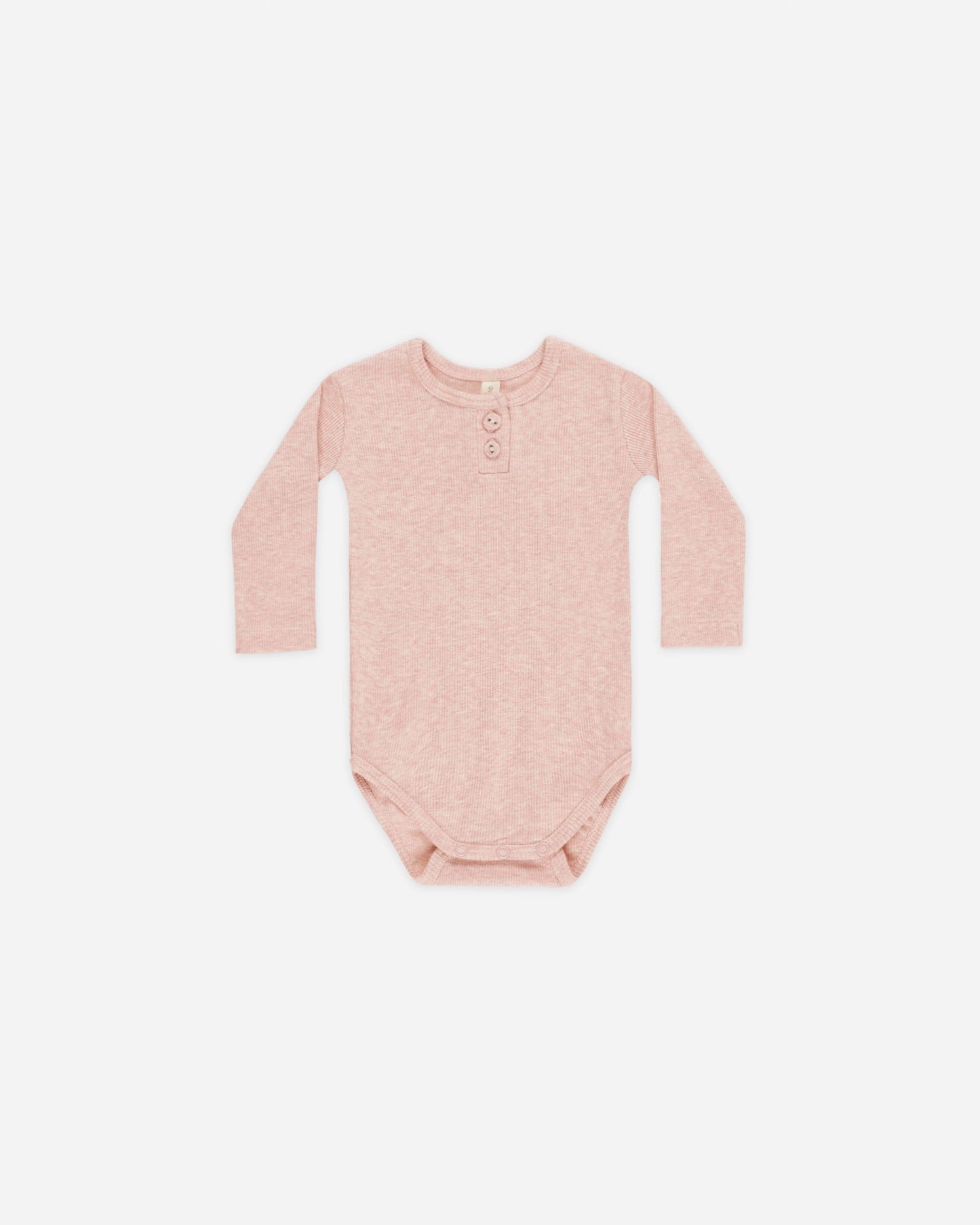 Rose Ribbed Long Sleeve Onesie