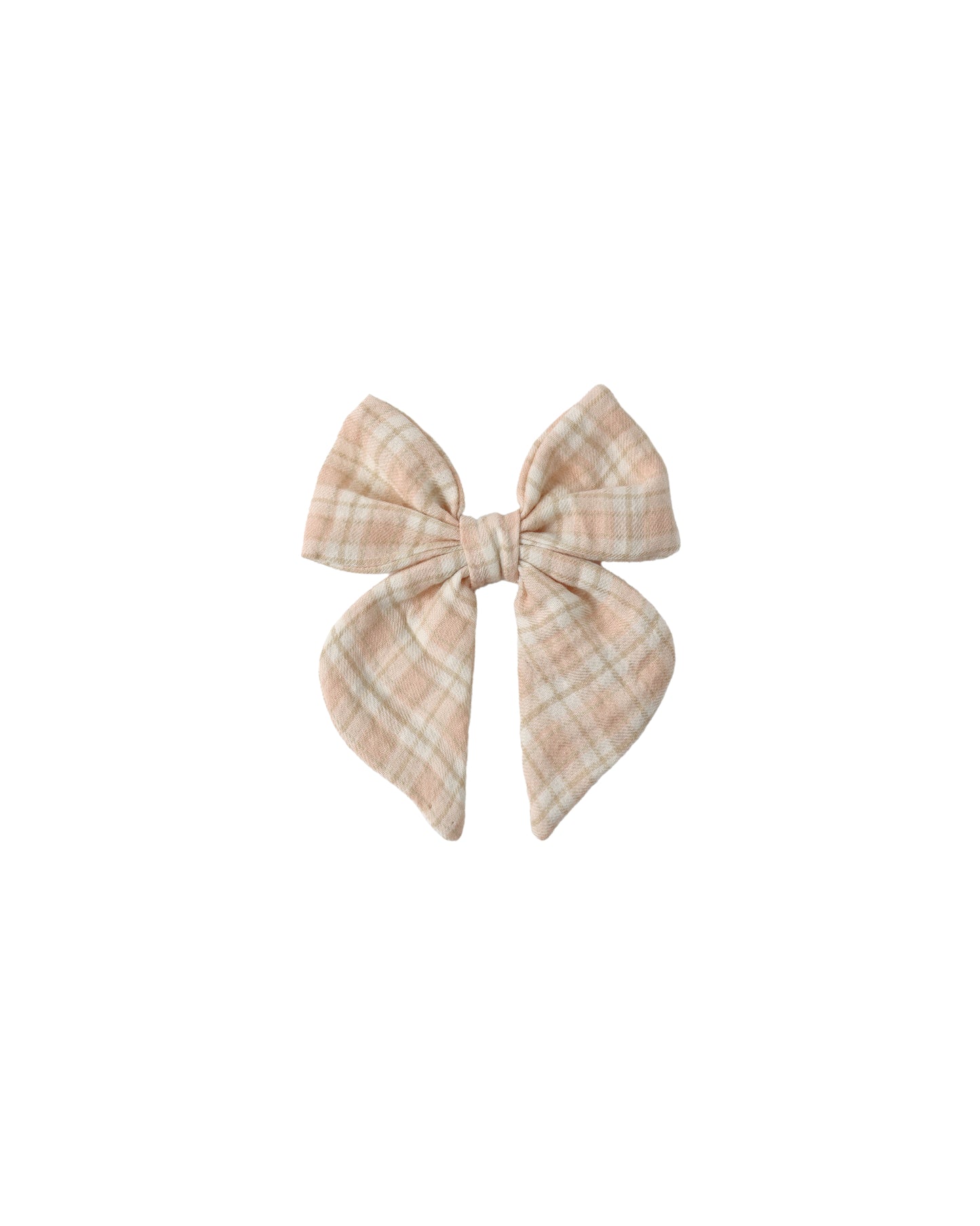 Pink Plaid Bow