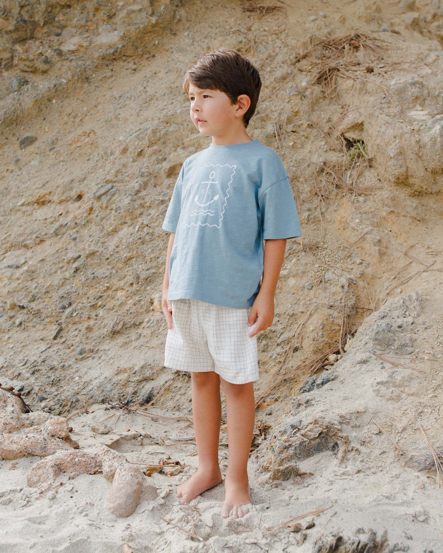 Rylee & Cru - Grid Perry Short