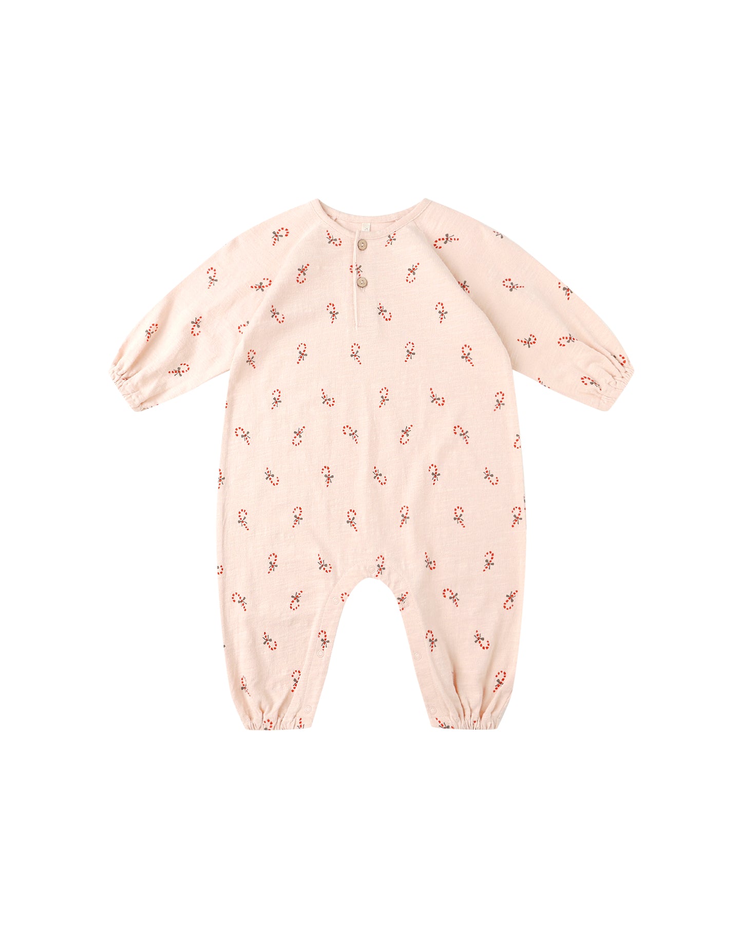 Candy Canes Henley Jumpsuit