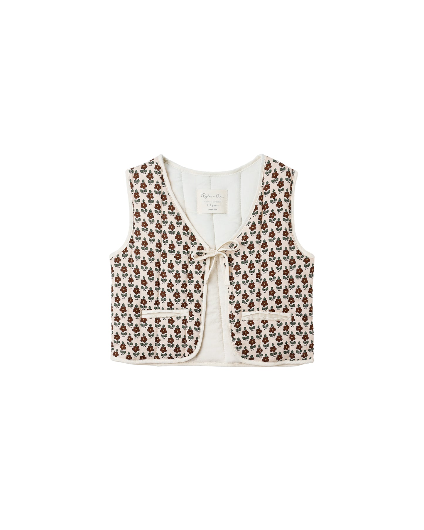 Harvest Floral Quilted Vest