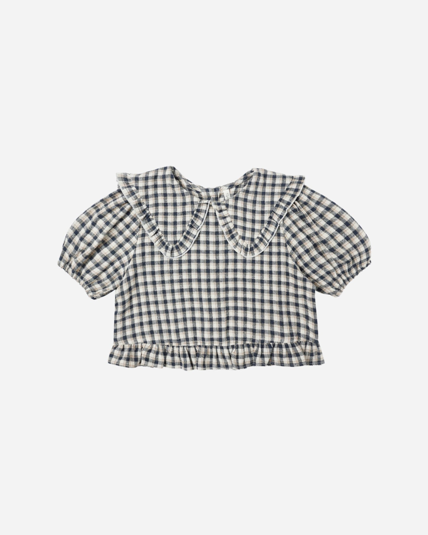 Navy Check Prairie Blouse