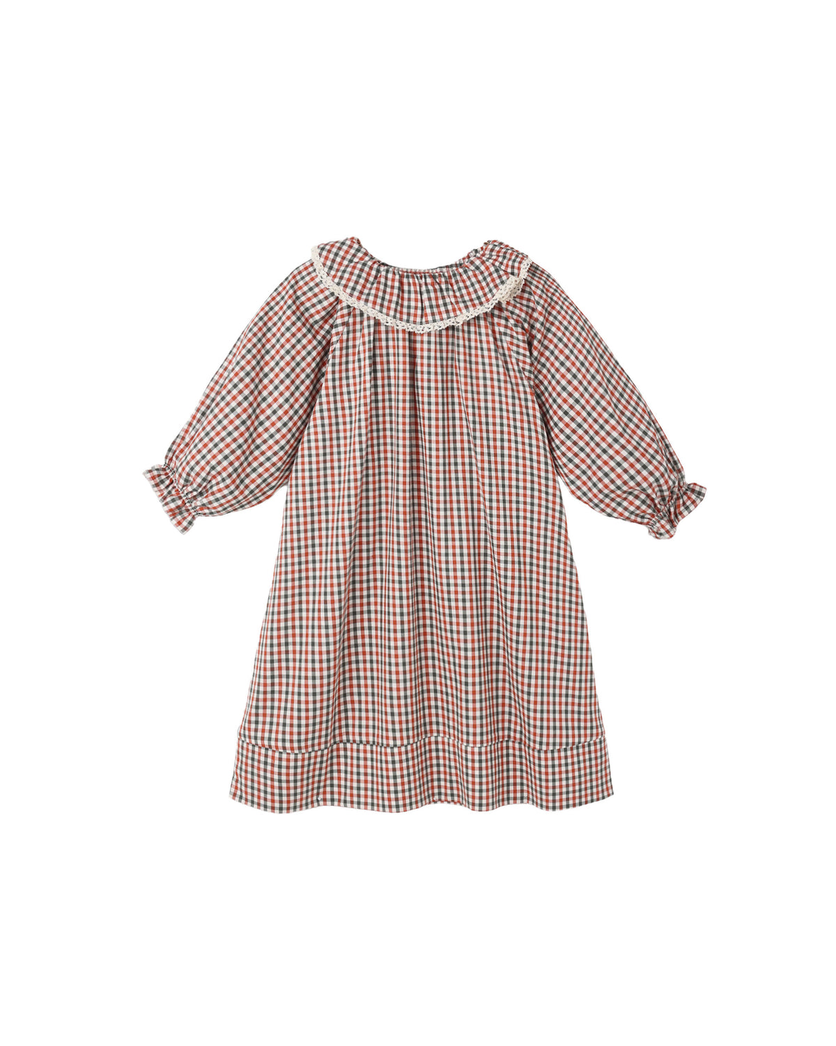 Holiday Gingham Girls Nightgown