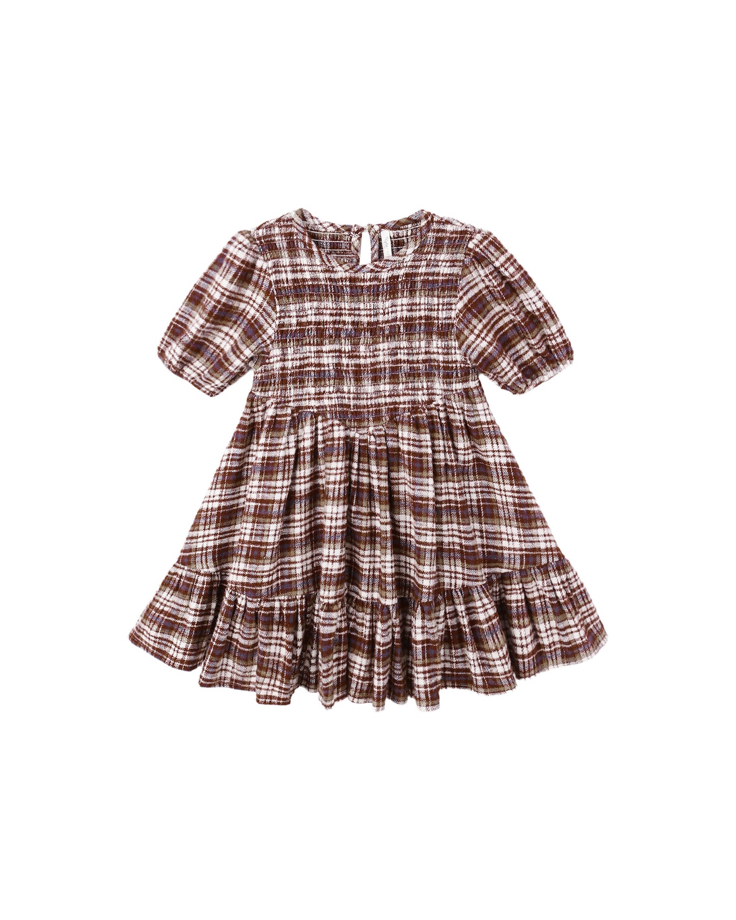 Rylee & Cru - Burgundy Plaid India Dress