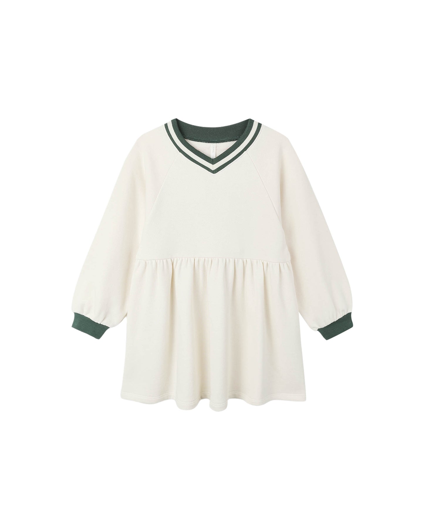 Natural Raglan Sweatshirt Dress
