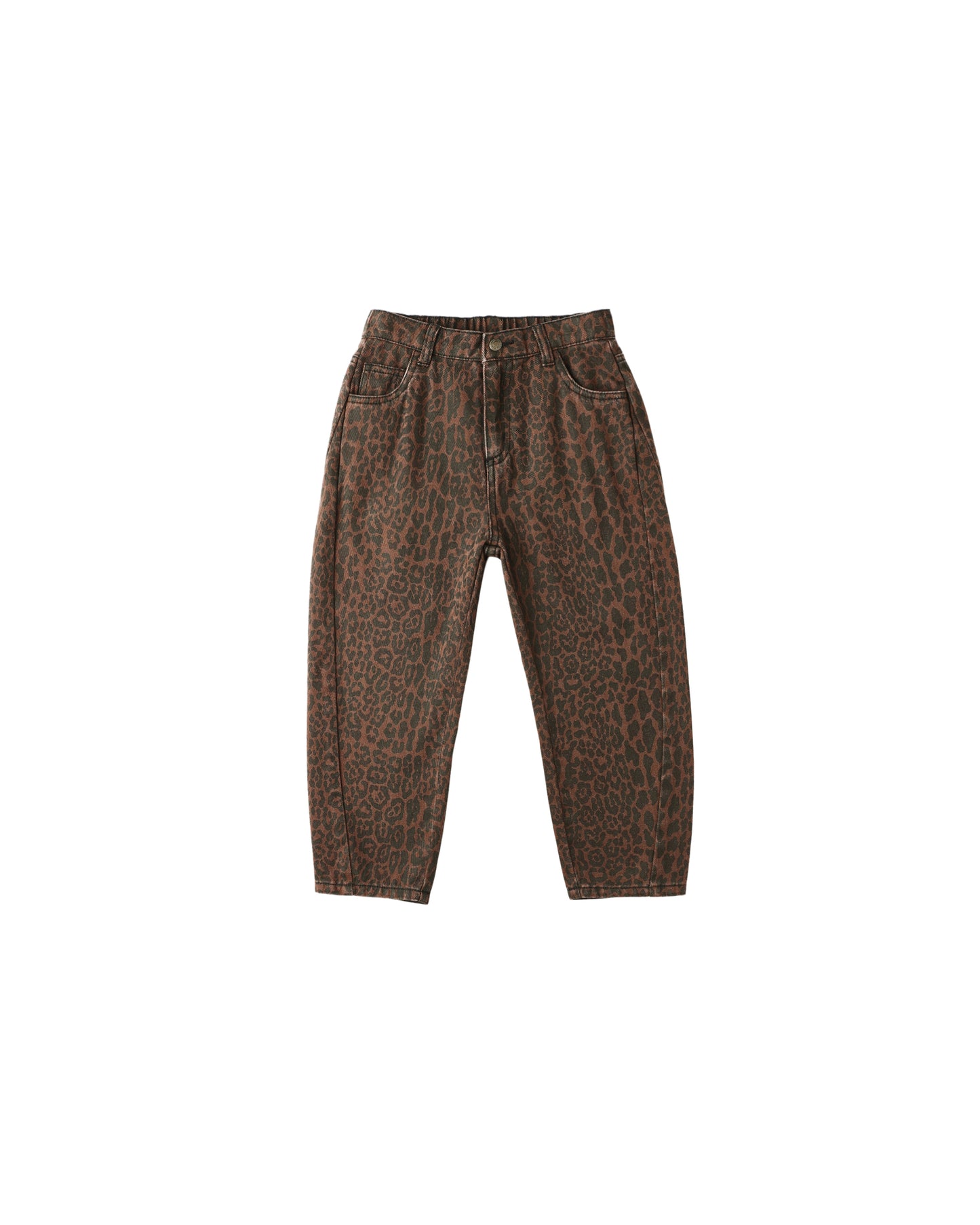 Leopard Barrel Pant