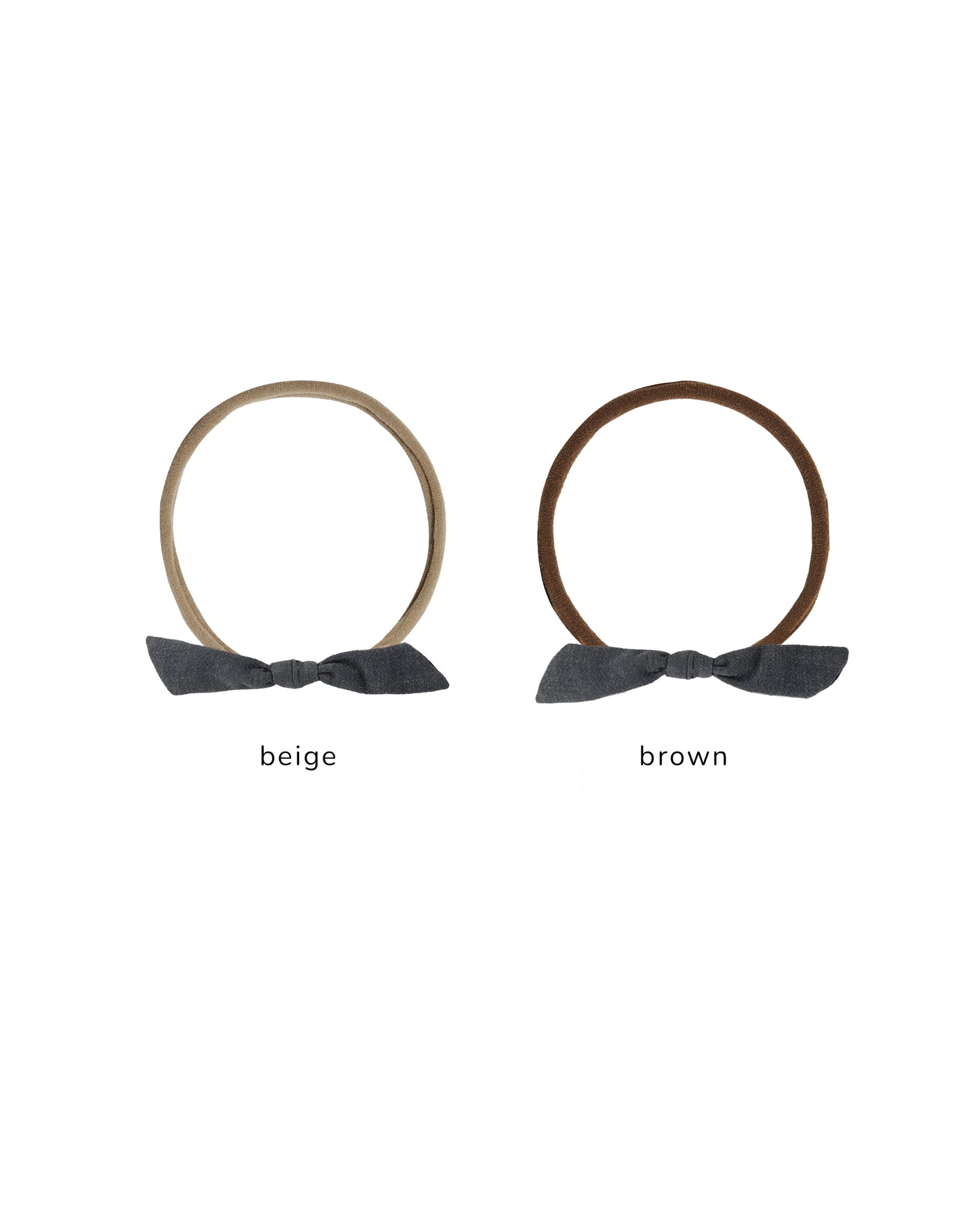 Rylee & Cru Midnight Little Knot Headband with soft fabric and knot detail, ideal for baby and toddler accessories.