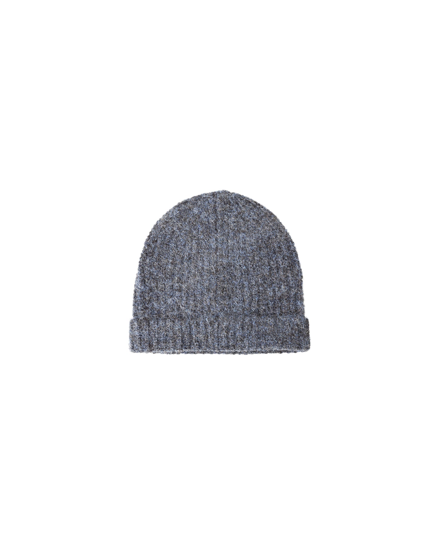 Rylee & Cru Midnight Beanie made of soft knit fabric, featuring a snug fit and folded brim in deep midnight blue.