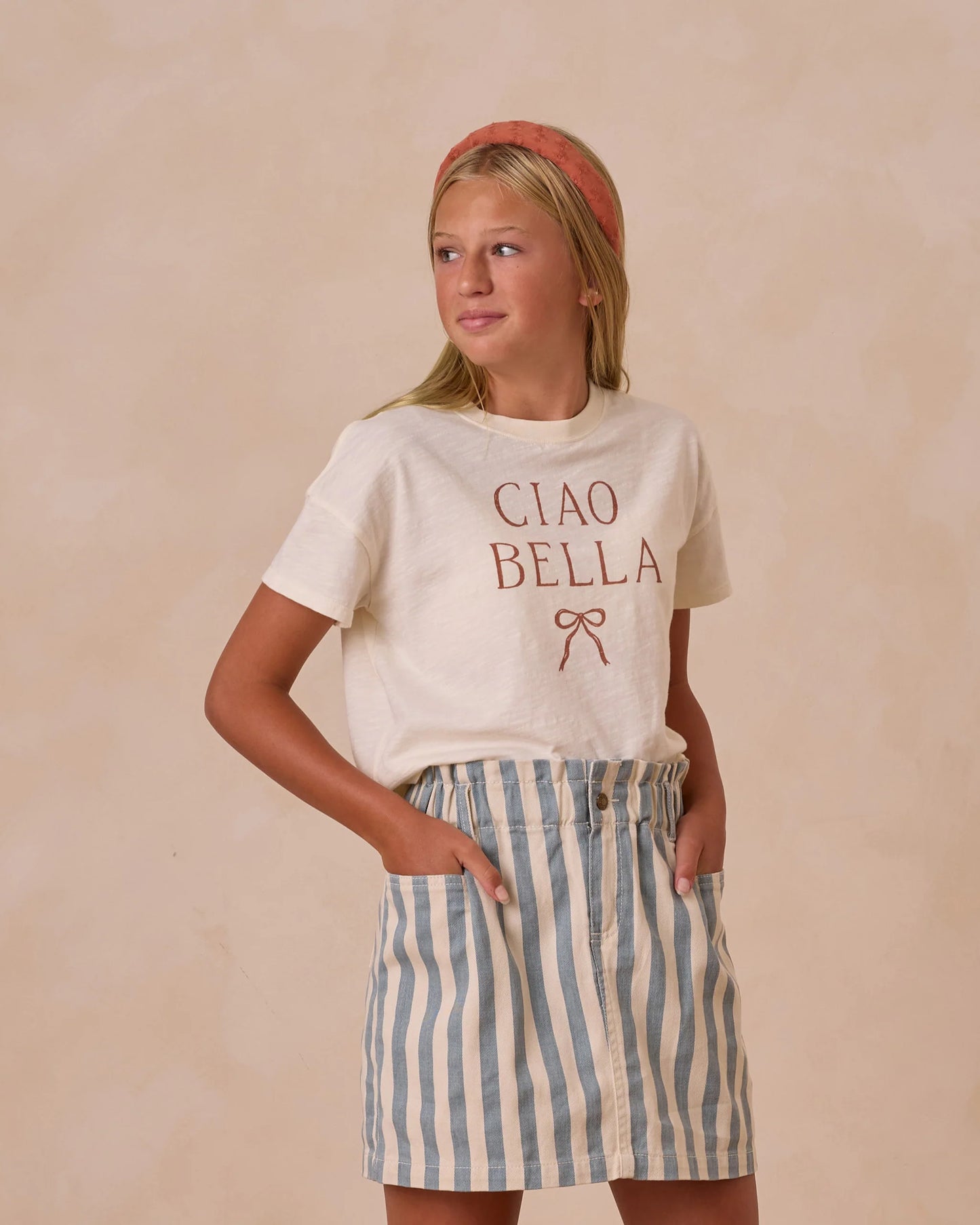 Rylee & Cru - Teen Ciao Bella Boxy Tee
