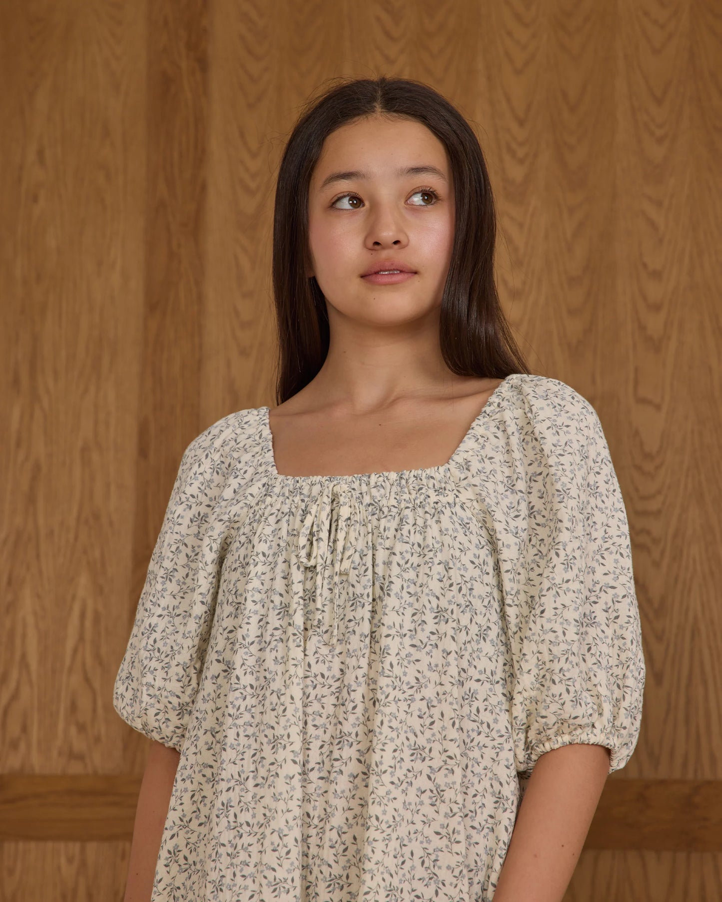 Teen Blue Vines Sabrina Mini Dress