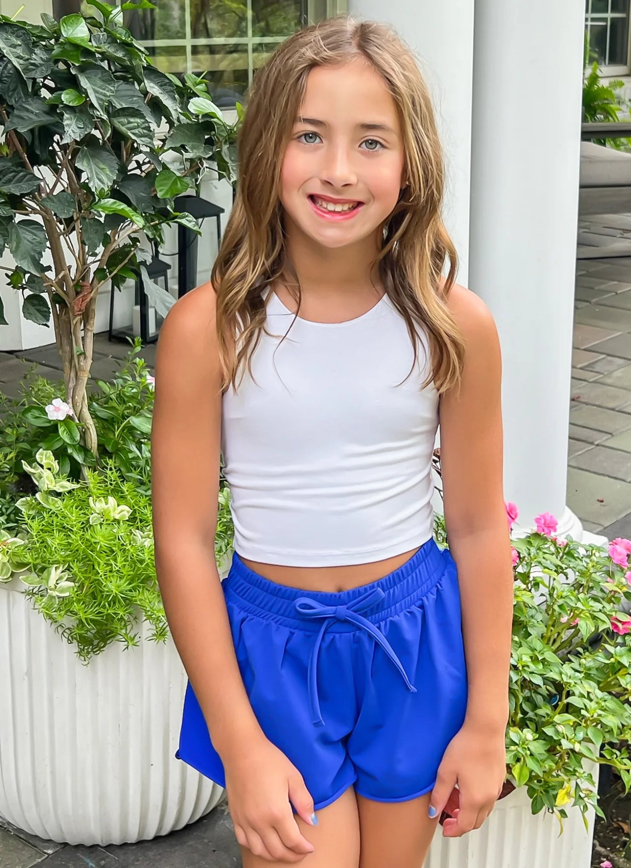 James & Lottie - Royal Blue Butterfly Shorts BE