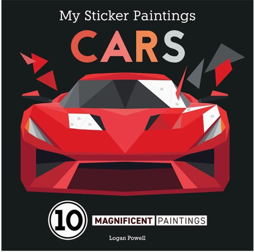 My Sticker Paintings: Cars Activity Book