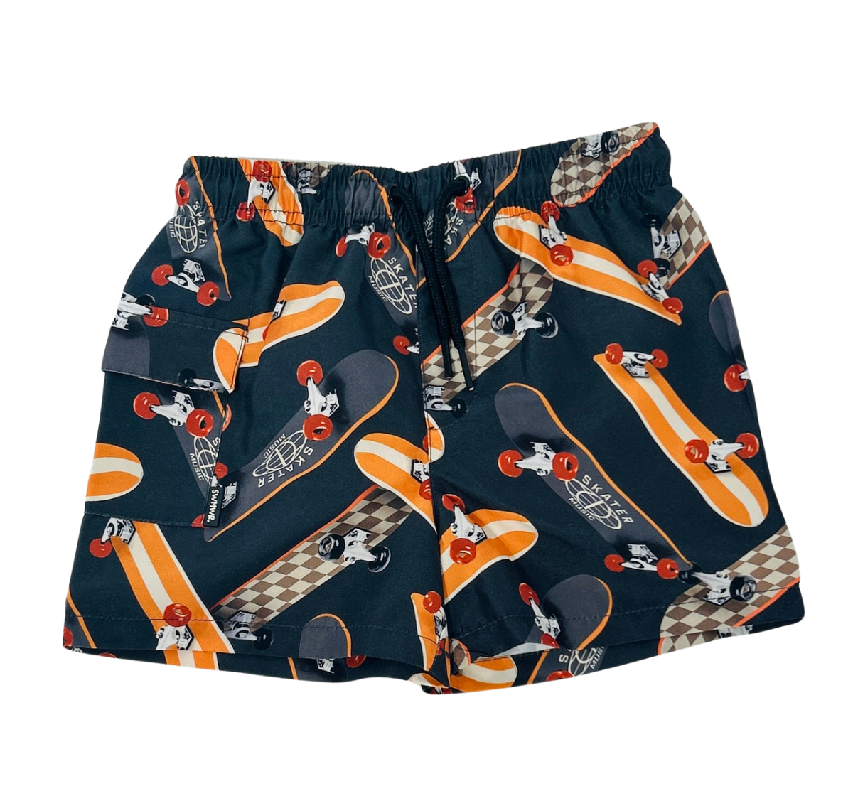 Mayoral - Skateboard Printed Swim Trunks