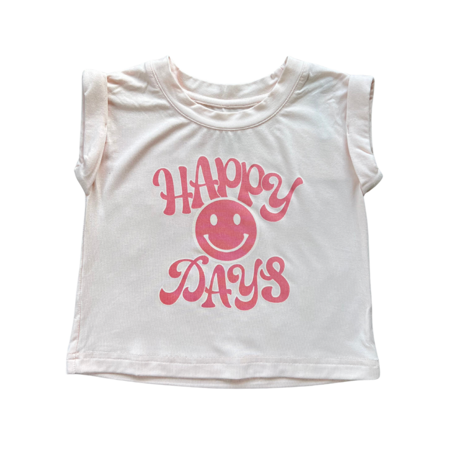 Babysprouts - happy days roll sleeve top