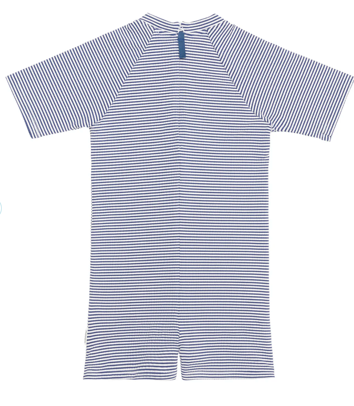 Minnow - Unisex Harbor Stripe Short Sleeve Rashguard One Piece
