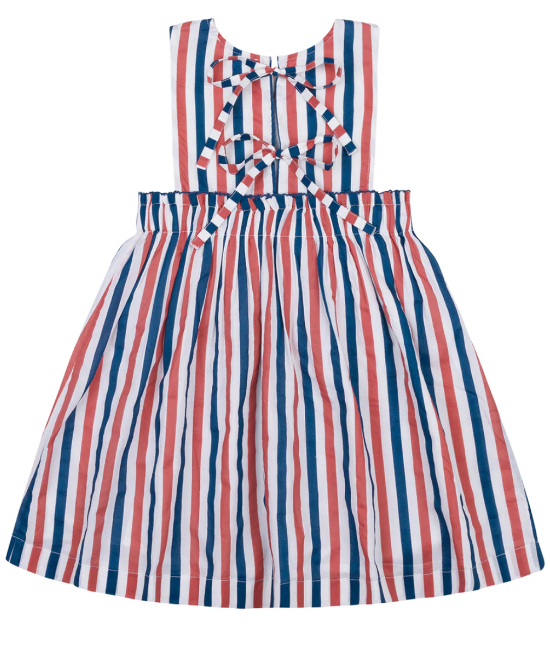Minnow - Girls Surfrider Double Bow Pinafore Dress