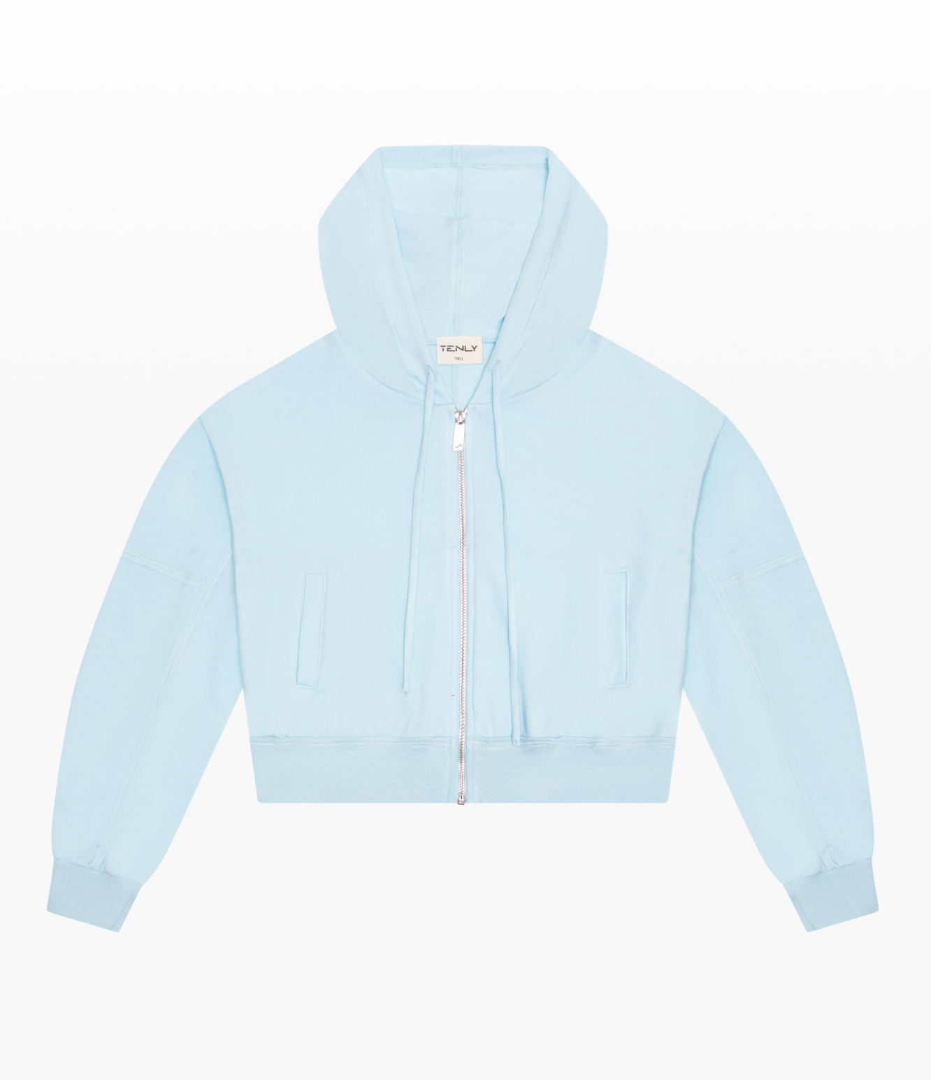 Calypso French Terry Raw Edge Zip Hoodie
