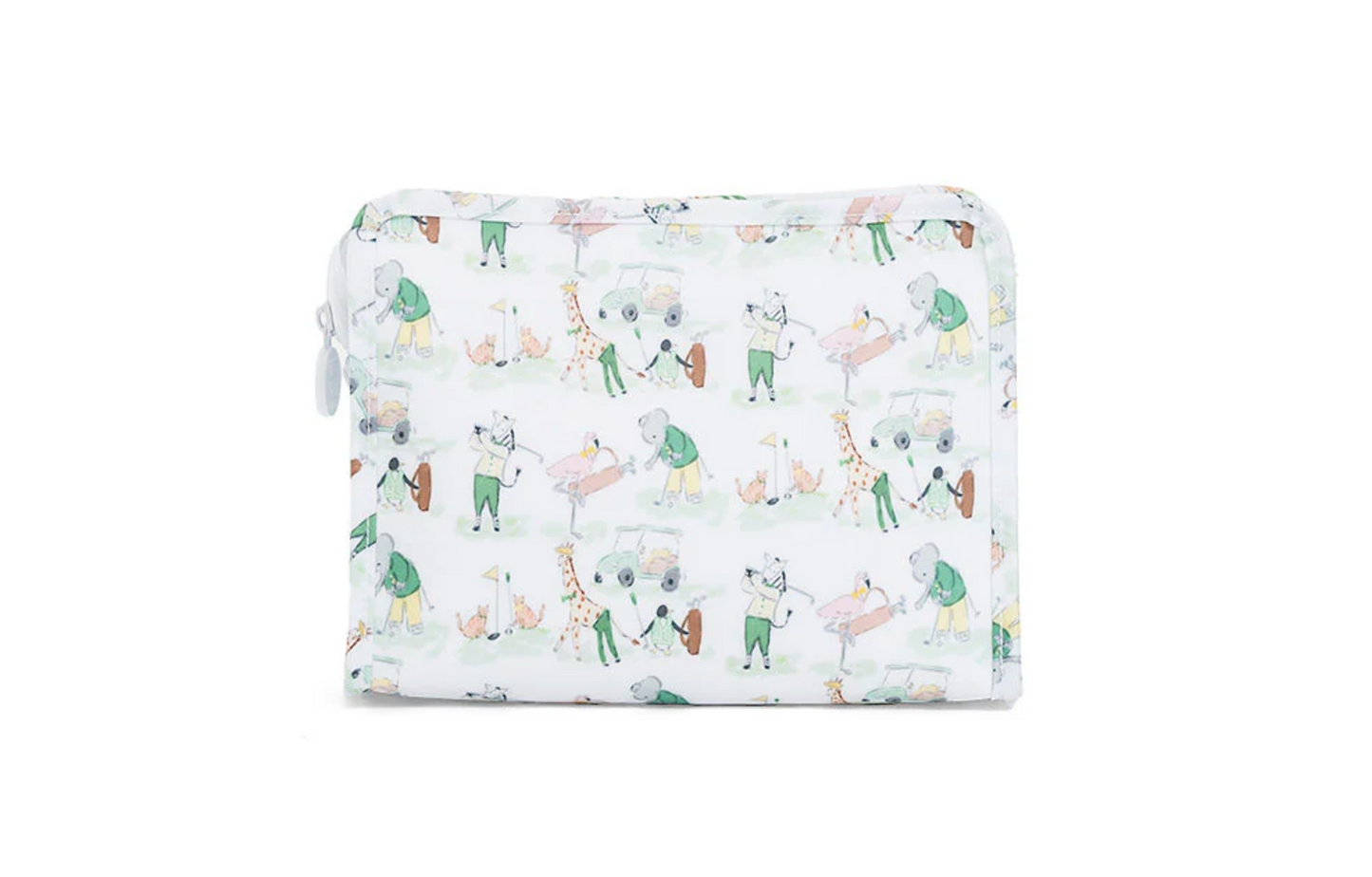 TRVL Designs Roadie Medium Zip Pouch with zipper closure, showcasing compact design and durable fabric for travel organization.