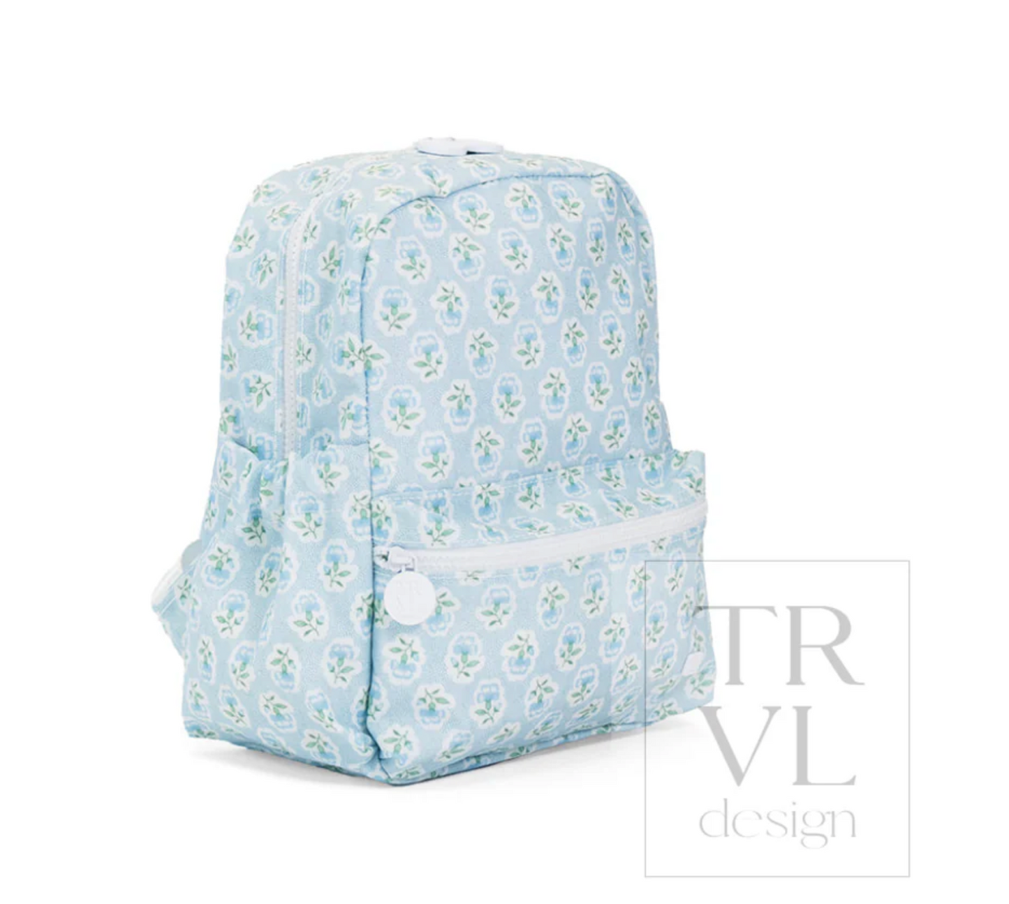 Screenshot of TRVL Designs Mini Backer, a compact, stylish travel accessory with the TRVL Design branding and sleek design features.