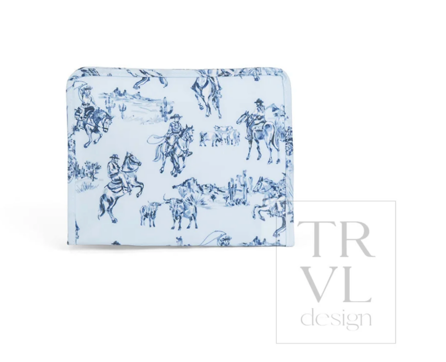 TRVL Designs Roadie large zip pouch with durable fabric and zipper closure, ideal for travel organization and storage.