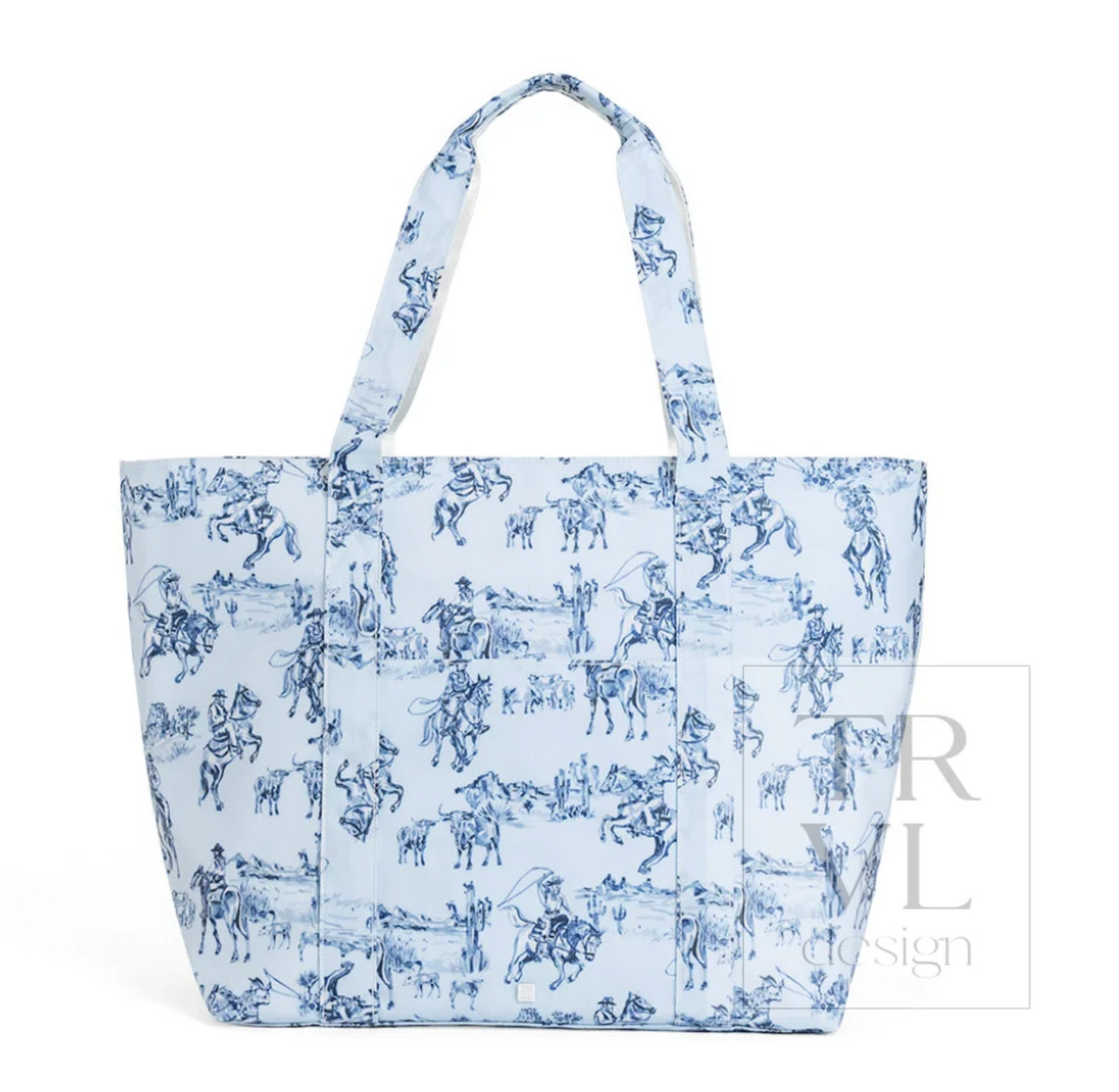 Large TRVL Designs X-Large Jumbo Tote bag with sturdy handles and spacious interior, ideal for travel or shopping.